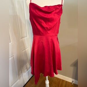 DO+BE Vibrant Red Midi Dress